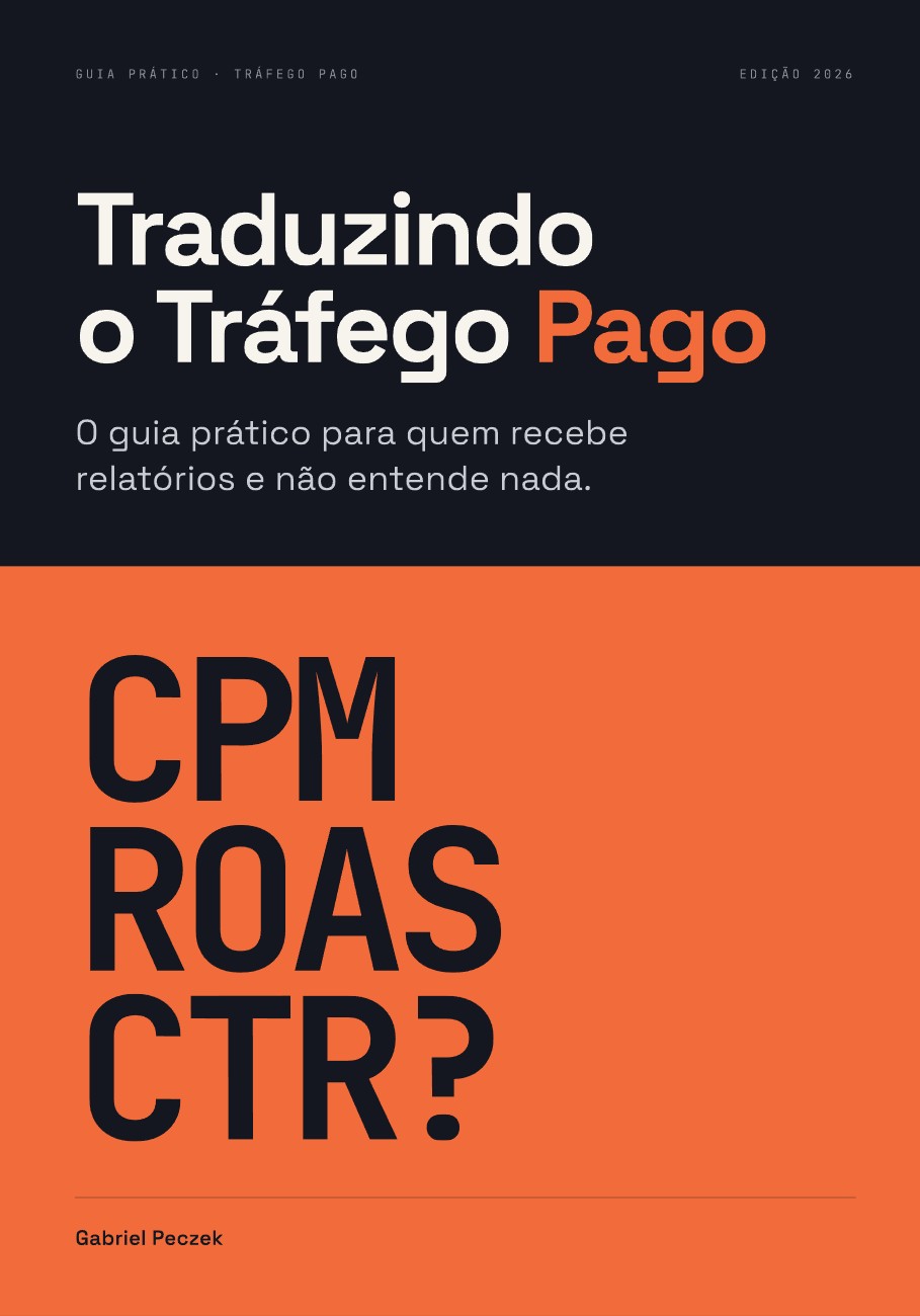 Capa do guia Traduzindo o Tráfego Pago
